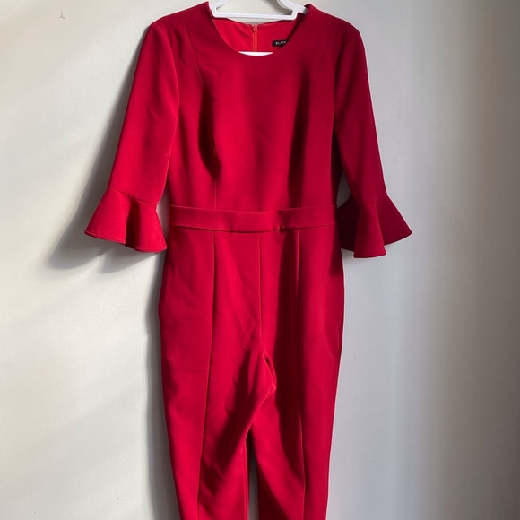Black Halo Red Brooklyn Jumpsuit - Picture 1 of 7